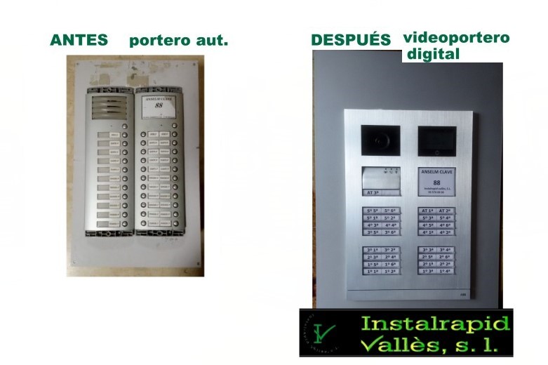 Instalrapid Vallès S.L., antenas Mollet del Vallès, instalar nuevo vídeo portero
