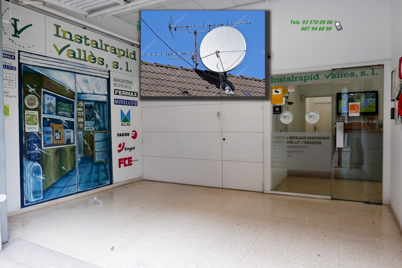 Servicio de antenas, instalación y reparación, parabólicas o TDT en Mollet, Barcelona Instalrapid Vallès